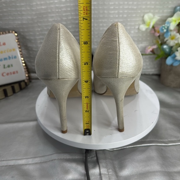 (O) Apt. 9, Women's Rhinestone Satin High Heels, Size 8 M - Picture 5 of 9